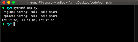 String Replace Multiple Characters Python