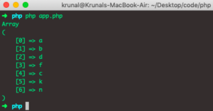 php array assign keys
