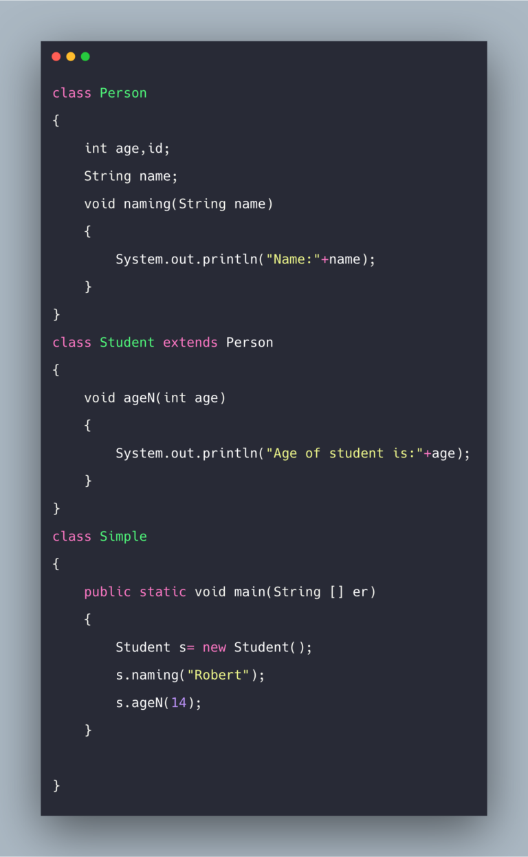 Java Inheritance Tutorial With Example | Inheritance in Java | LaptrinhX