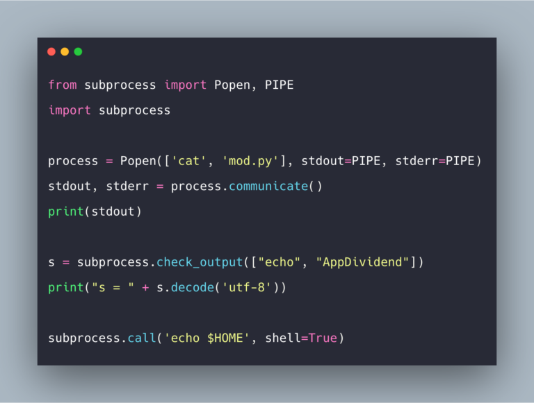 Python Subprocess Tutorial With Example | Subprocess Module In Python ...