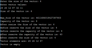 C++ Vector: Write and Explain Vector with Program in C++