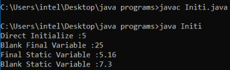 Final Keyword In Java