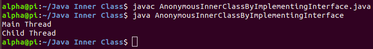 Anonymous Inner Classes in Java