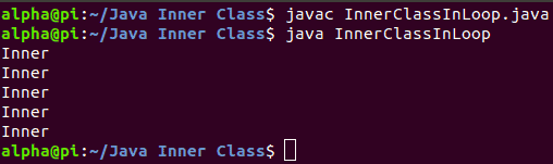 Inner Class in Java