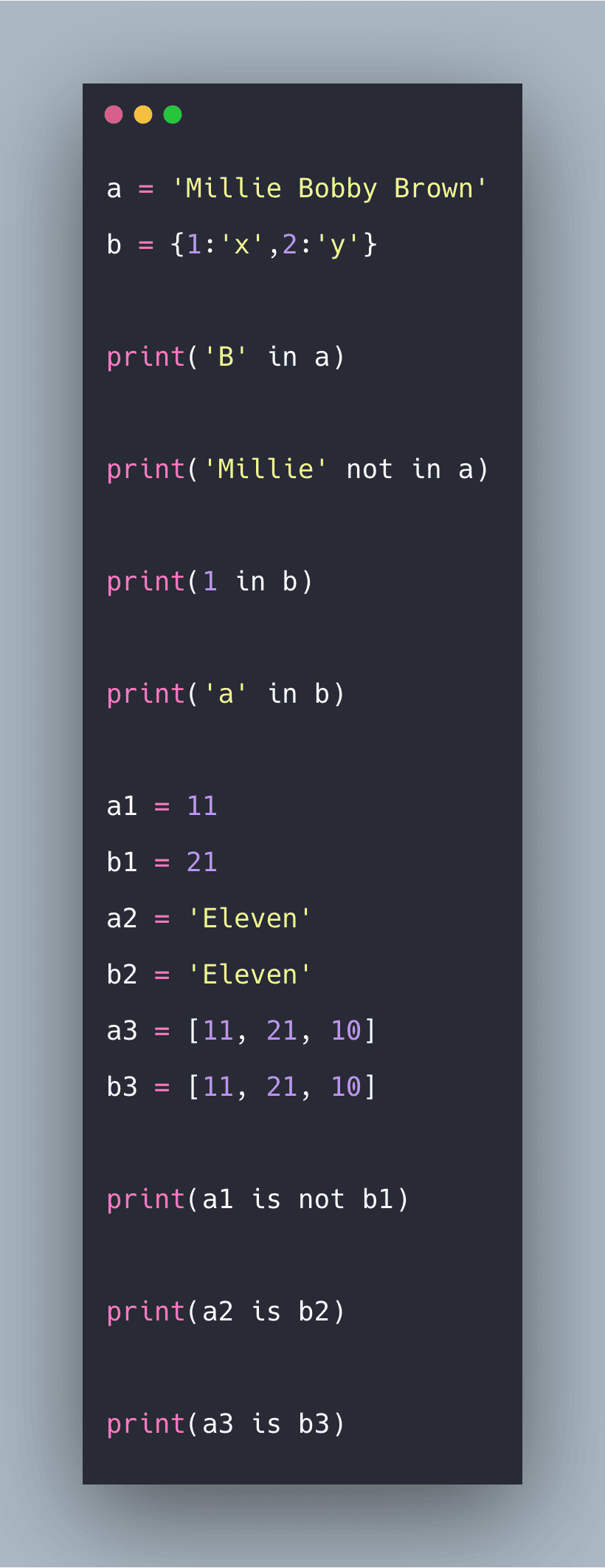 Python Operators: Arithmetic, Comparison, Logical, Assignment