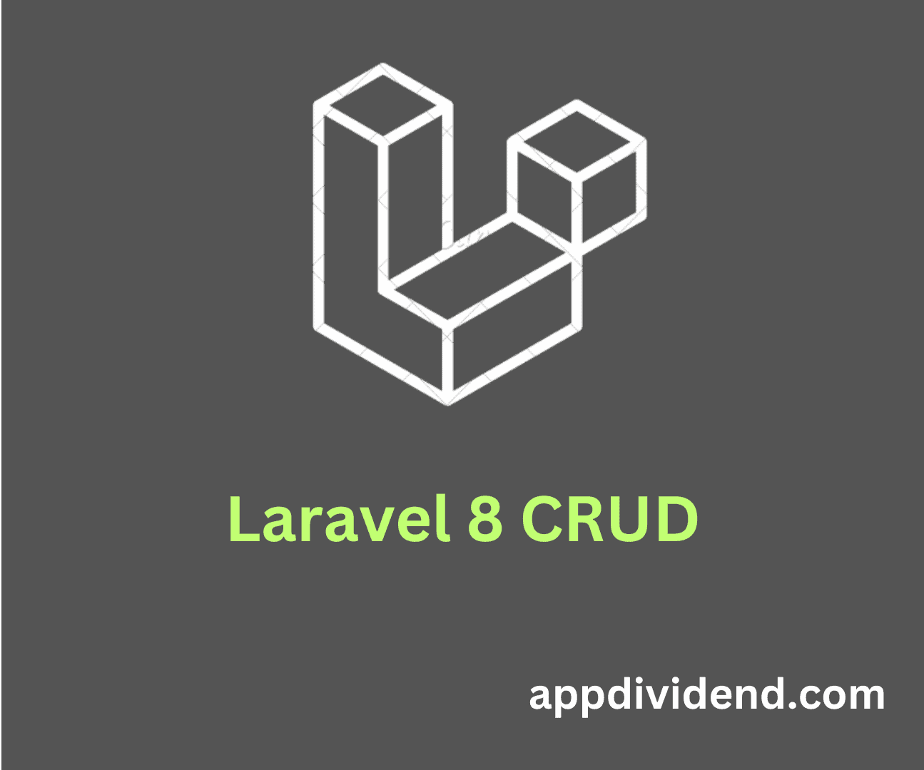 Laravel 8 CRUD