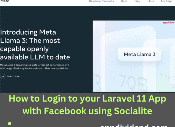 How to Login to your Laravel 11 App with Facebook using Socialite