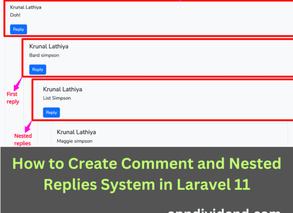 How to Create Comment and Nested Replies System in Laravel 11