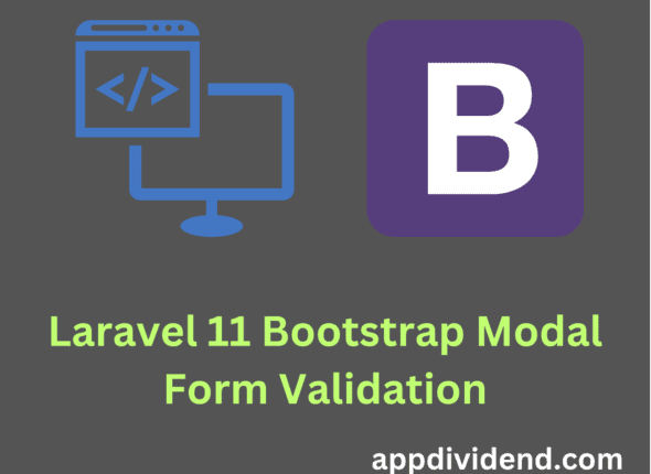 Laravel 11 Bootstrap Modal Form Validation