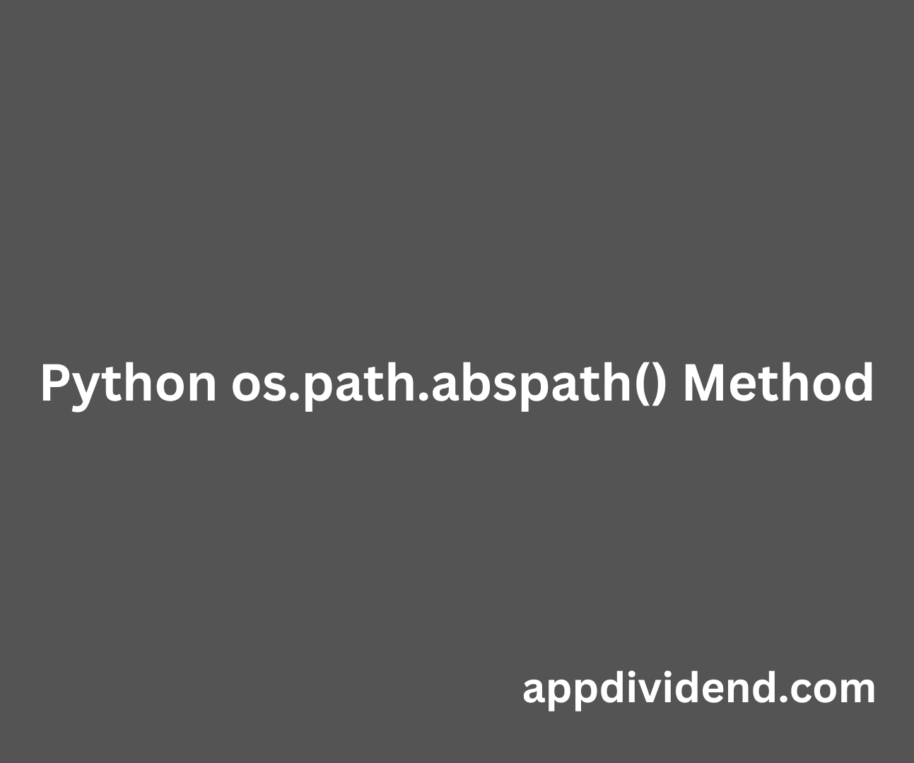 Python Os Pathsep | Module Python OS: Gestion de fichiers & répertoires ...