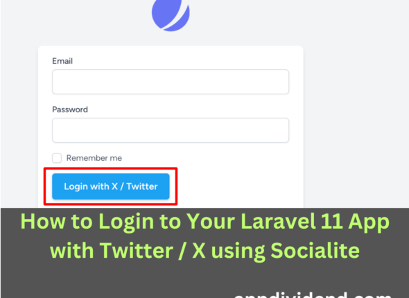 How to Login to Your Laravel 11 App with Twitter X using Socialite