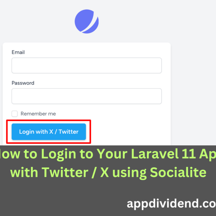 How to Login to Your Laravel 11 App with Twitter X using Socialite