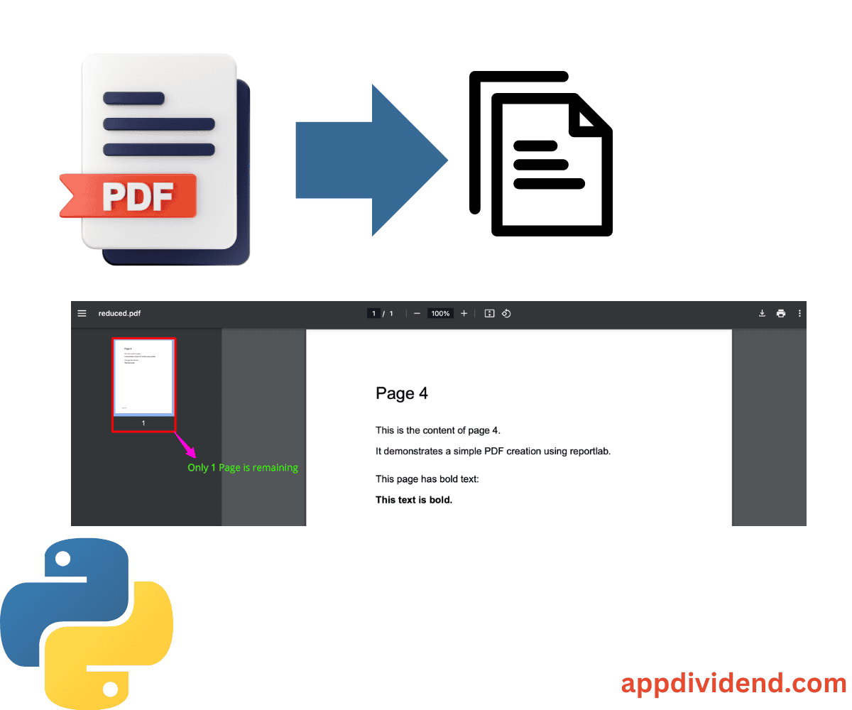 How to Delete Pages from PDF File using Python