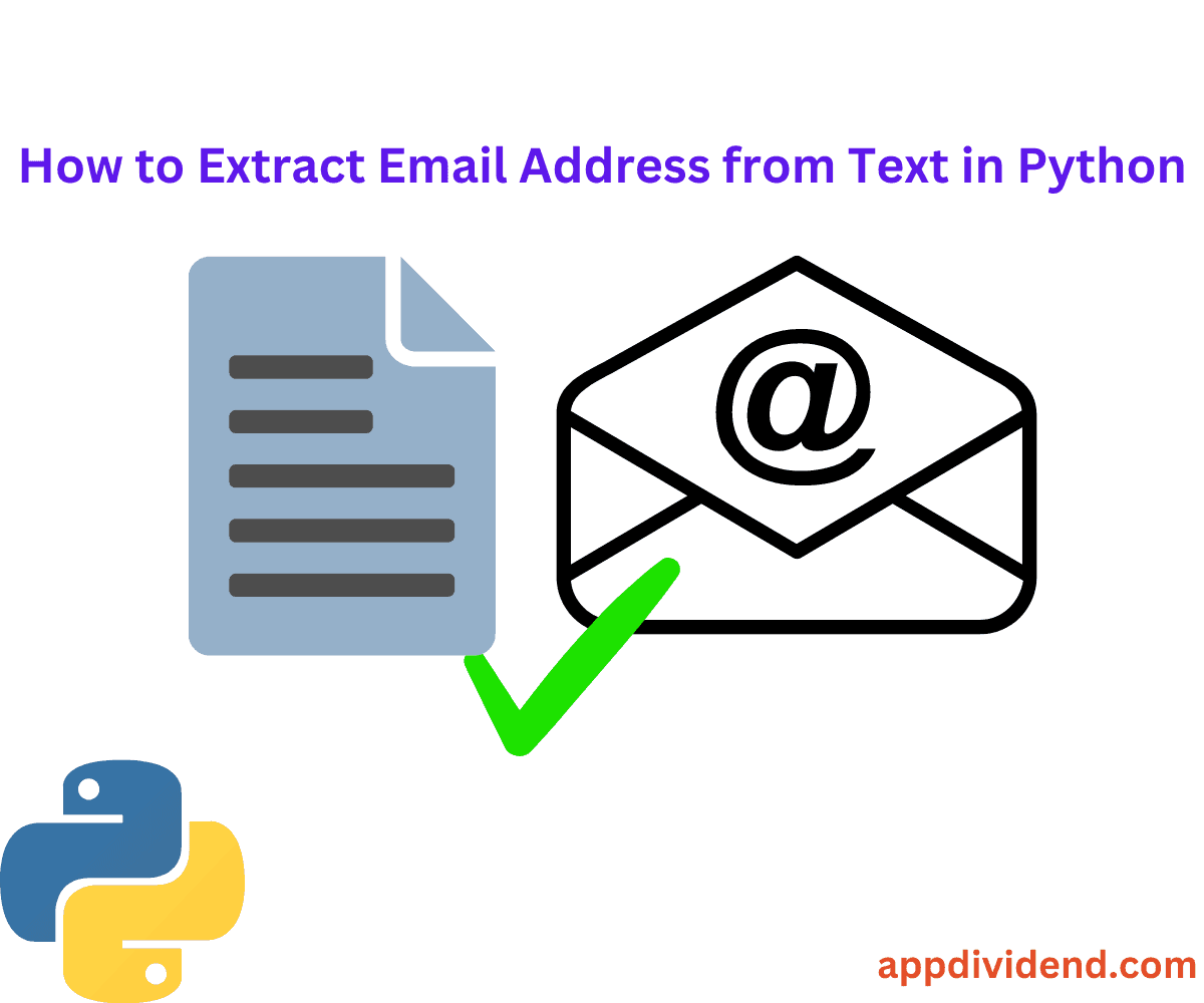 How to Extract Email Address from Text in Python