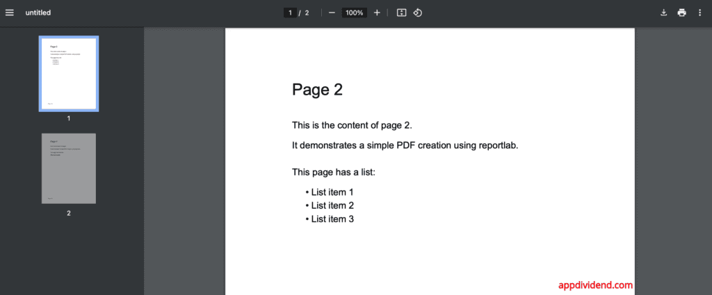 Only Page 2 and 4 are remaining, other 3 have been deleted