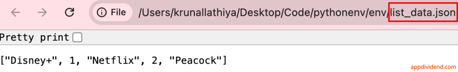 Converting List to JSON in Python (Variables and Files)