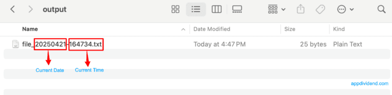 How to Create a Filename Containing Date or Time in Python