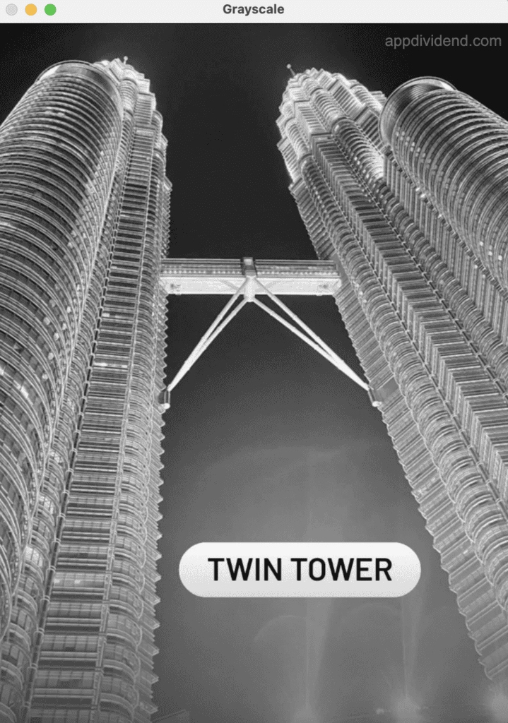 Already grayscaled image