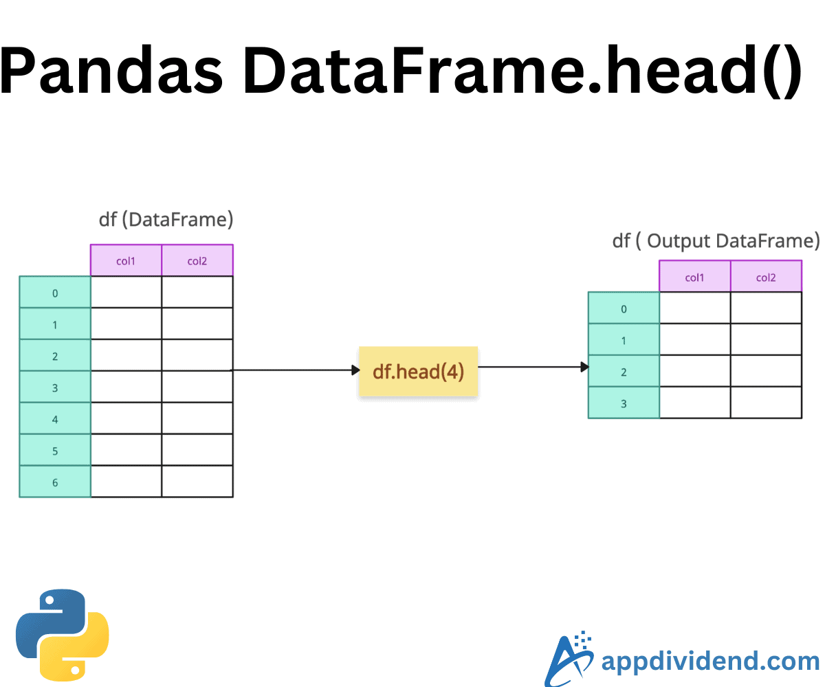 Pandas DataFrame.head()