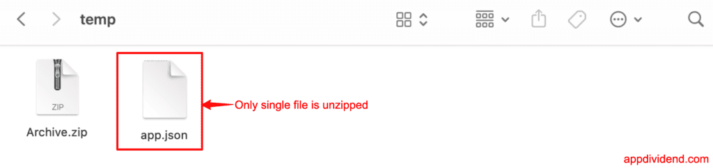 Extracting a single file in Python