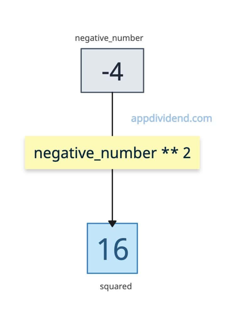 Square of a Negative number