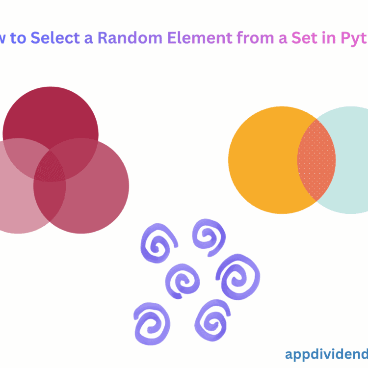How to Select a Random Element from a Set in Python
